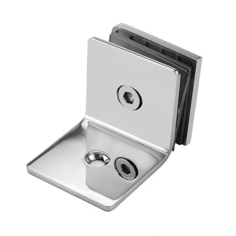 Stainless Steel Glass Clip Clamp Connector for Bathroom Supporting Bars